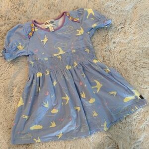 Adorable Matilda Jane Top sz 4 - Blue and Yellow Kids